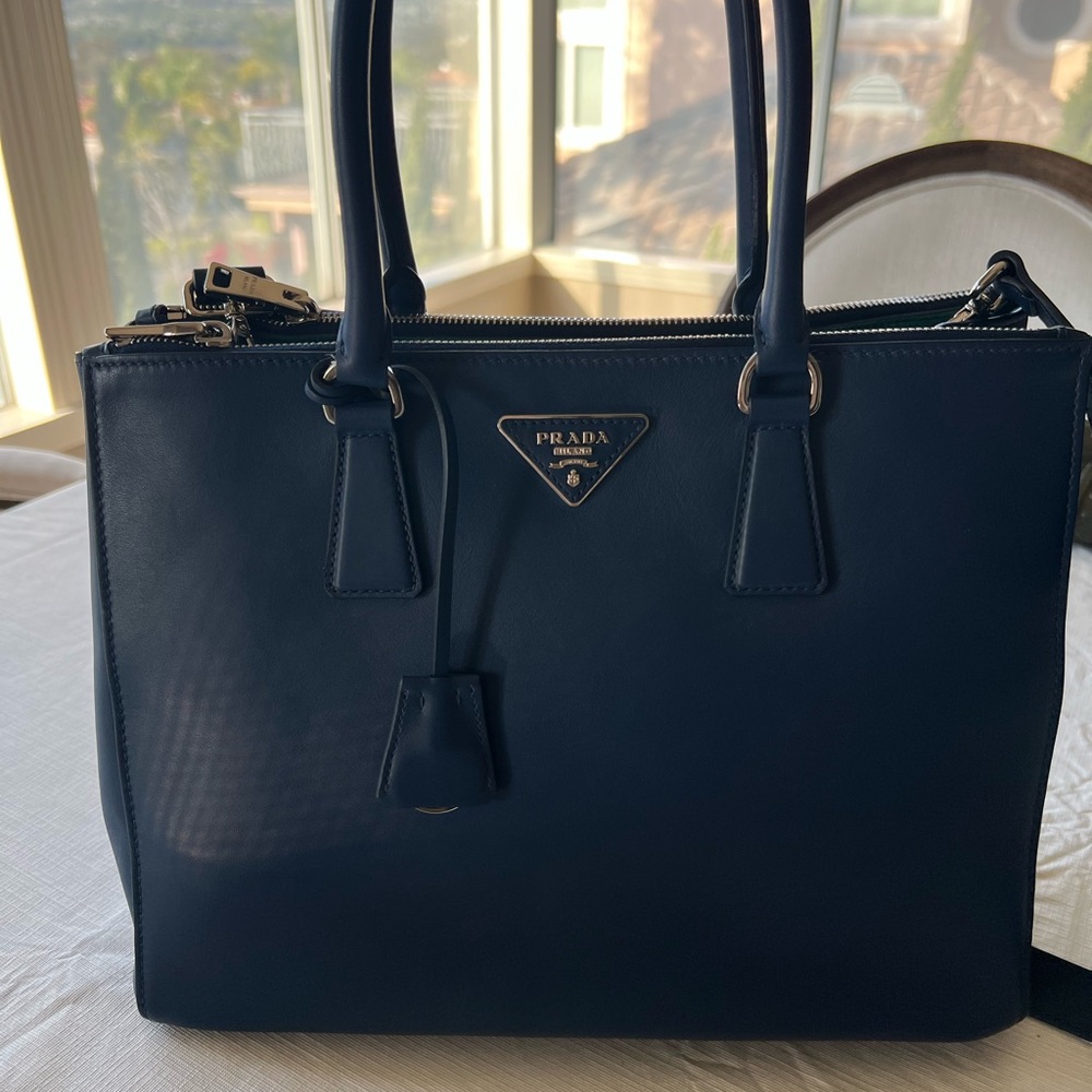 Prada leather crossbody bag